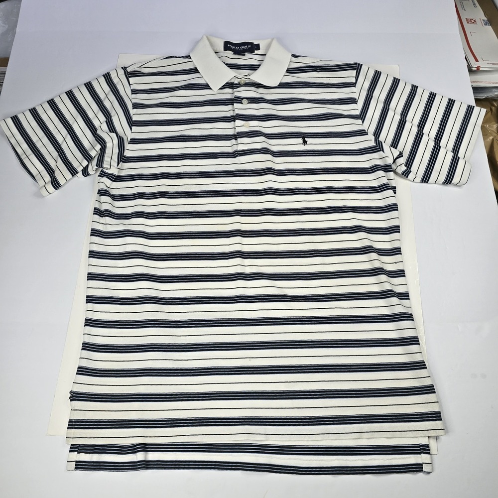 Polo Golf Ralph Lauren Vintage Lisle Polo Shirt 100% Cotton‎ Golf Preppy Mexico